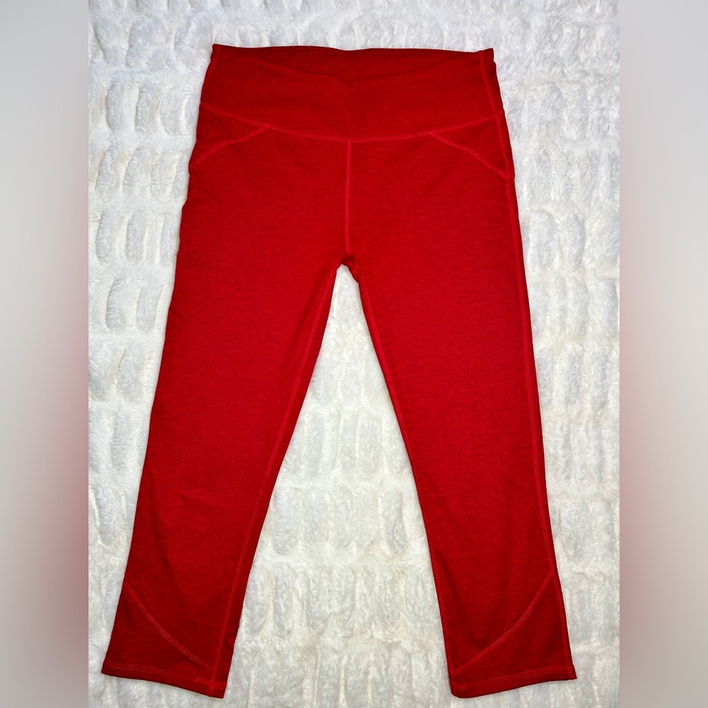 Fabletics Red High-Waisted Leggings